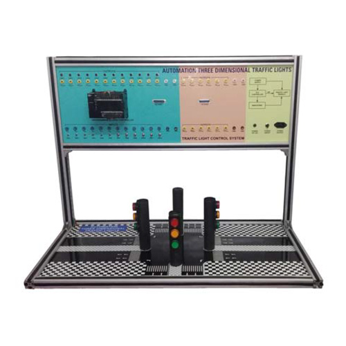 PLC Control Traffic Light Control application Training System PLC Control Traffic Light Control application Training System